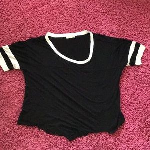 Ultra flirt “ripped up” crop top